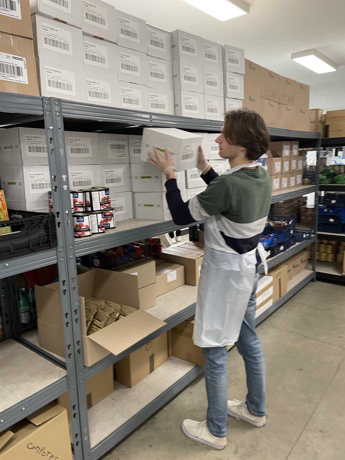 Volunteering at Les Restos du Cœur